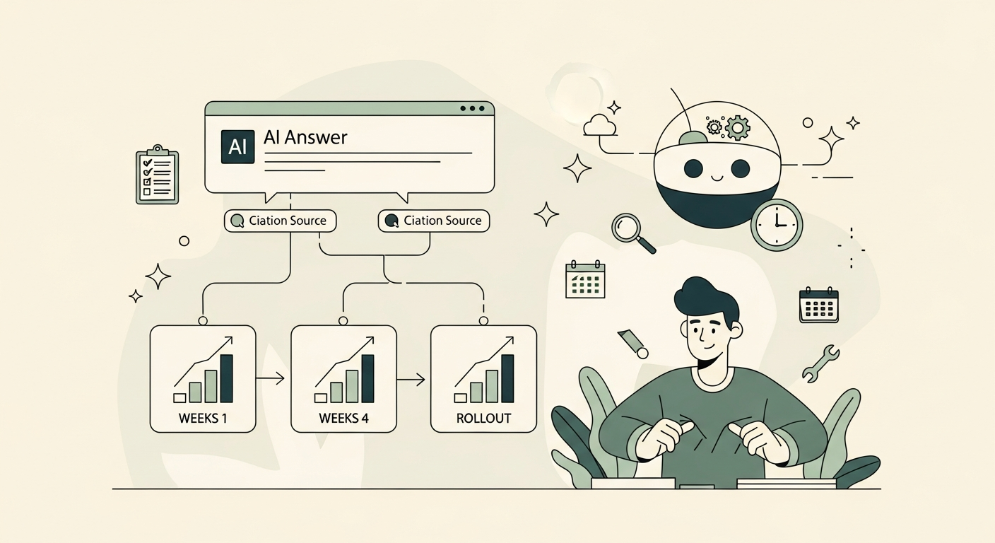 Track AI Overviews: A 90 Day Implementation Playbook for Standing Up the Practice