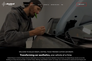 Dialed Wraps Website Redesign