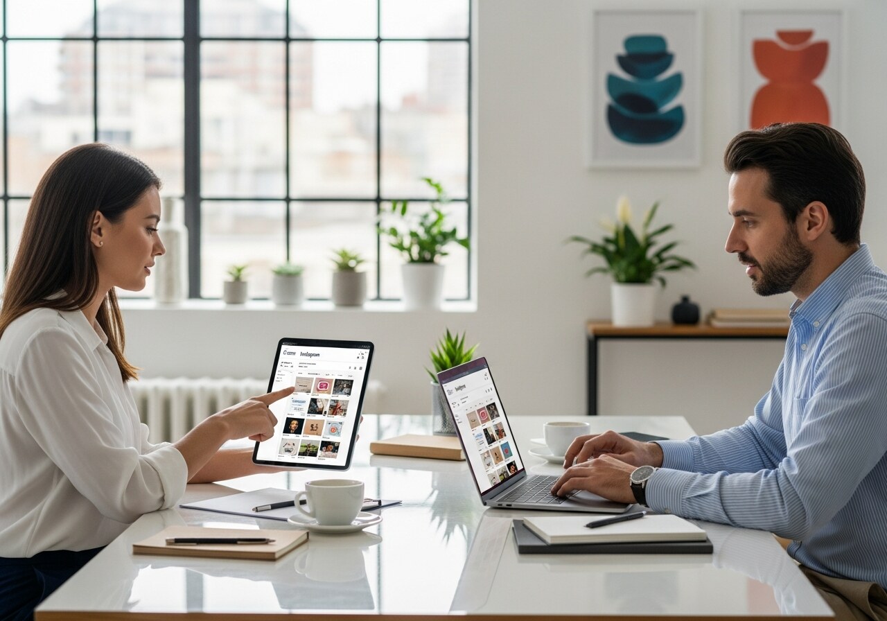 Social Media Marketing team collaboration