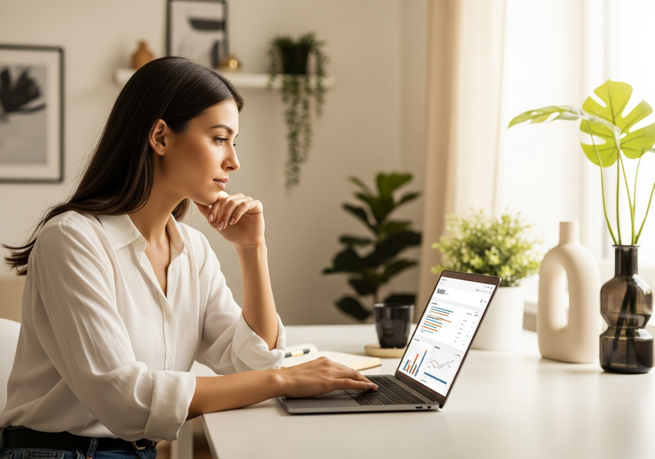 Marketing operations leader reviewing live HubSpot pipeline data on a laptop